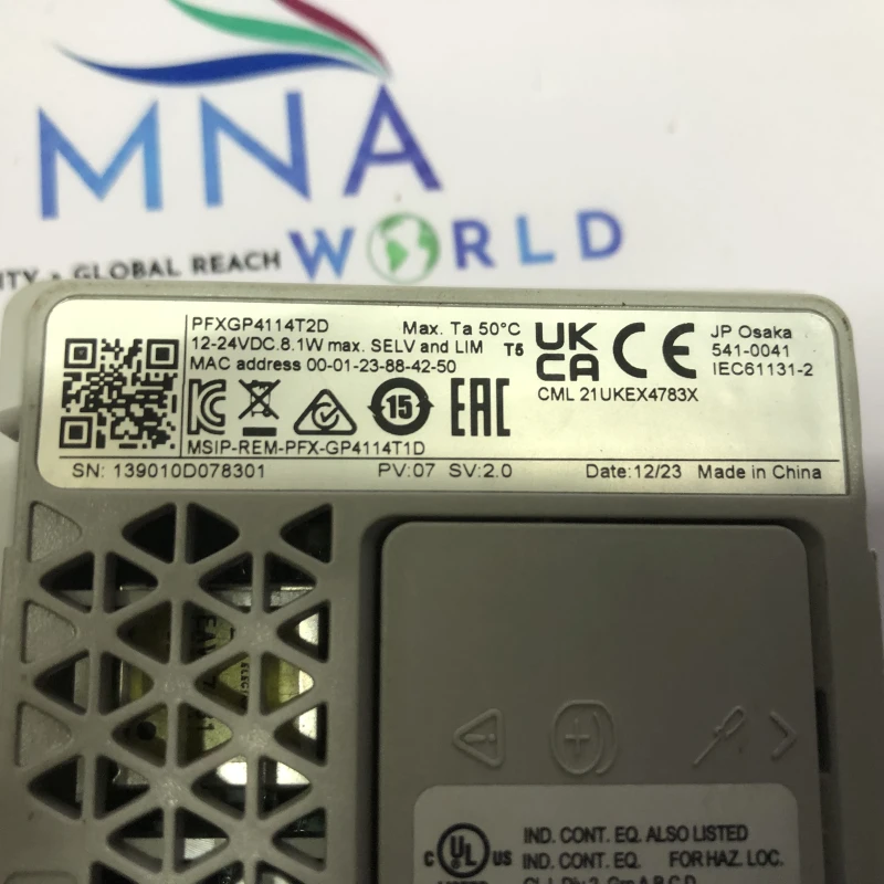 face PFXGP4114T2D GP4000 Series HMI Touch Panel thumbnail 9